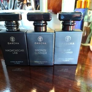 3 Oakcha fragrances